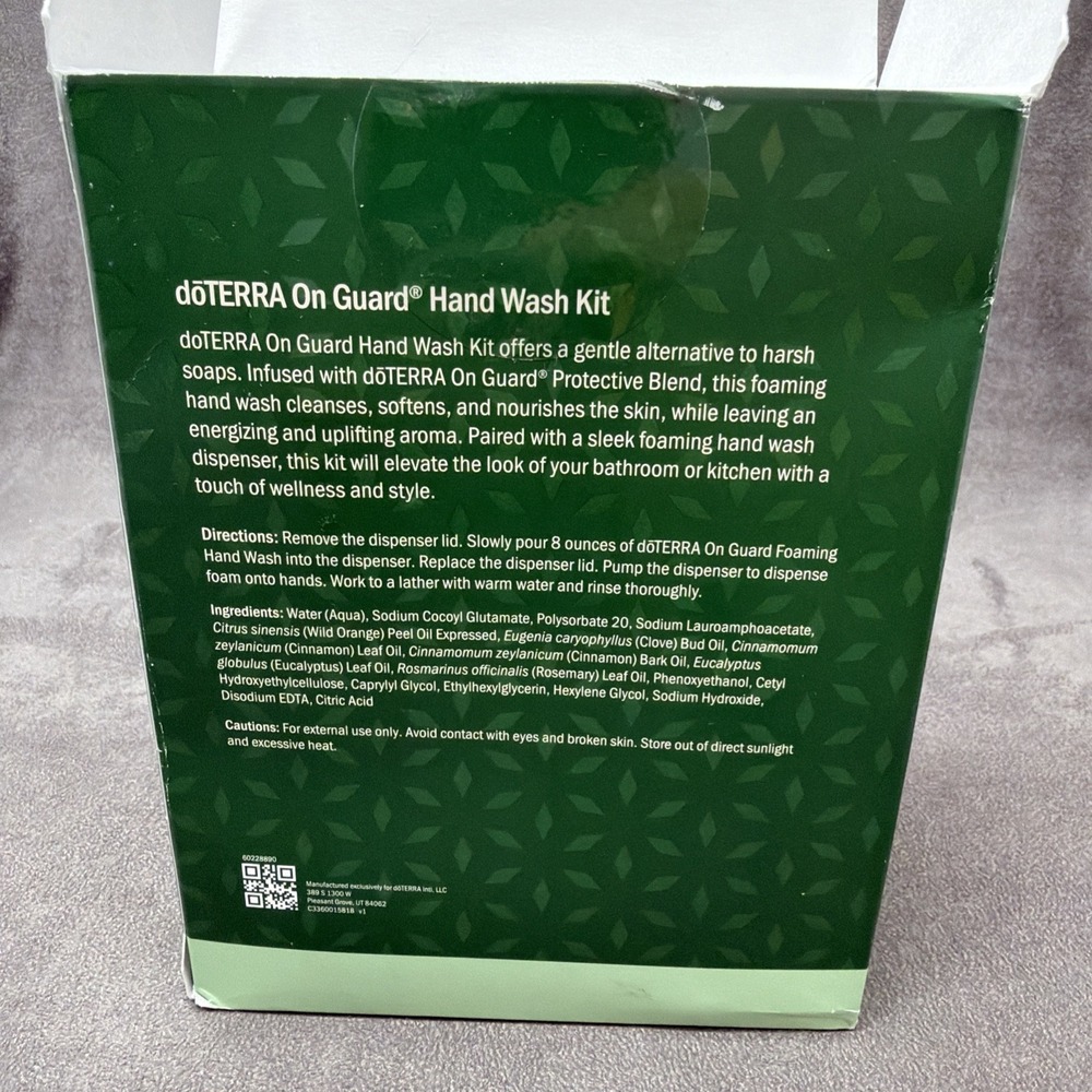 Doterra On Guard Foaming Hand Wash Kit Soap Dispenser Pump & Wash 16fl oz - Picture 7 of 9